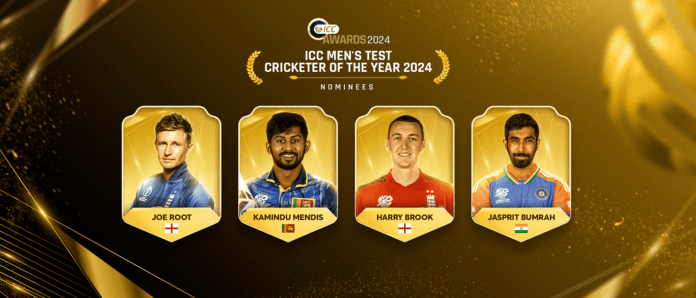 Bumrah, Brook, Root, And Head Nominated For ICC Men's Cricketer Of The Year