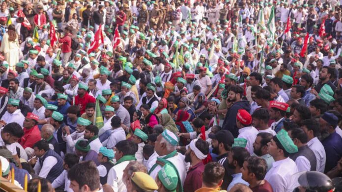 Farmers’ ‘Delhi Chalo’ March Halted At Shambhu Border Amid Internet Shutdown