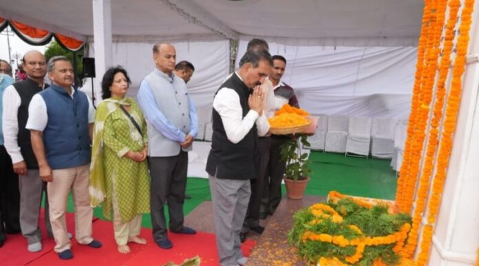 Himachal Pradesh CM Sukhu Pays Tribute To Atal Bihari Vajpayee On His 100th Birth Anniversary