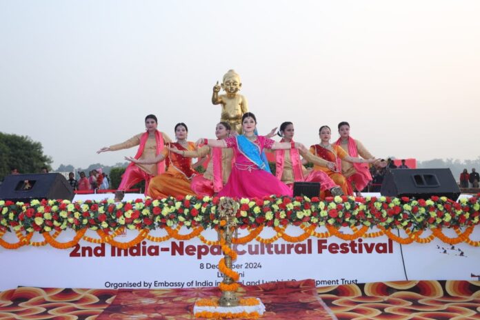 India-Nepal Cultural Festival Celebrates Shared Buddhist Heritage In Lumbini