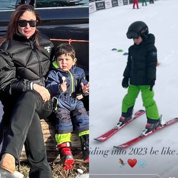 Kareena Flaunts Motherly Love As She Shares Pic Of Taimur From His Skiing Session