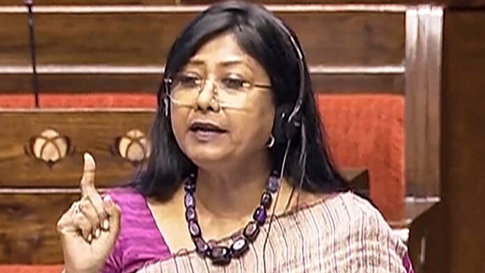 Mahua Maji Accuses BJP of Suppressing Opposition Voices, Insulting Dalits and Farmers