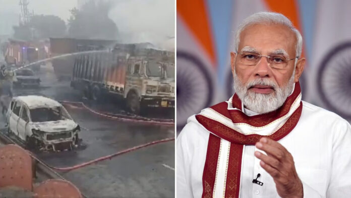 PM Modi Condoles Jaipur Fire Tragedy, Announces Ex-Gratia Relief