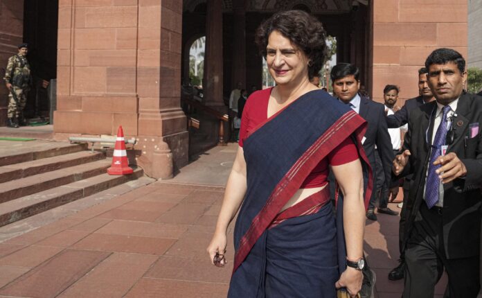 Opposition MPs from Kerala, including Wayanad MP Priyanka Gandhi Vadra, staged a protest at Makar Dwar in Parliament, demanding a relief package for Wayanad, which was severely impacted by a landslide.