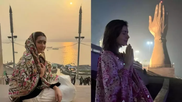 Raashii Khanna Shares Beautiful Moments From Her Birthday Celebration At Kashi Vishwanath Temple