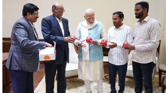 Sharad Pawar Meets PM Modi And Vice President Dhankhar