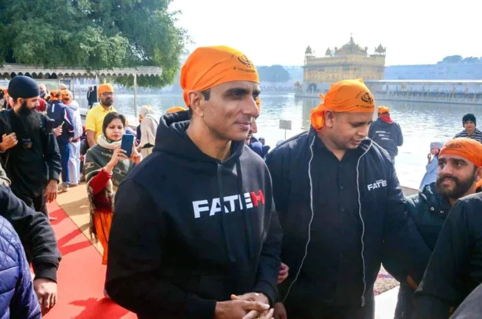 Sonu Sood Pays Tribute At Golden Temple Ahead Of 'Fateh' Release