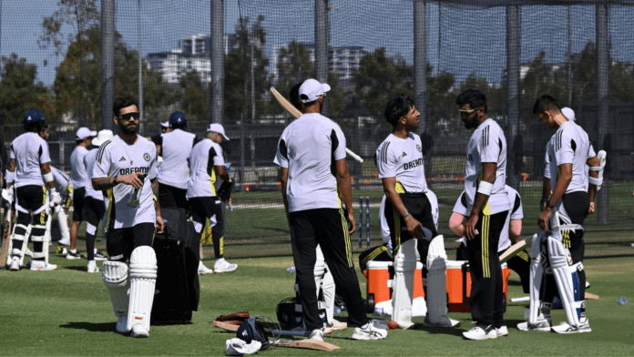 Team India Prepares With Practice Pitches Ahead Of Melbourne Test