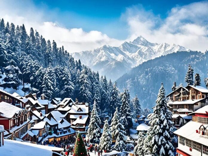 Tourists Delight In Shimla's Snow-Covered Landscape As The Hill Station Turns Into A Winter Wonderland