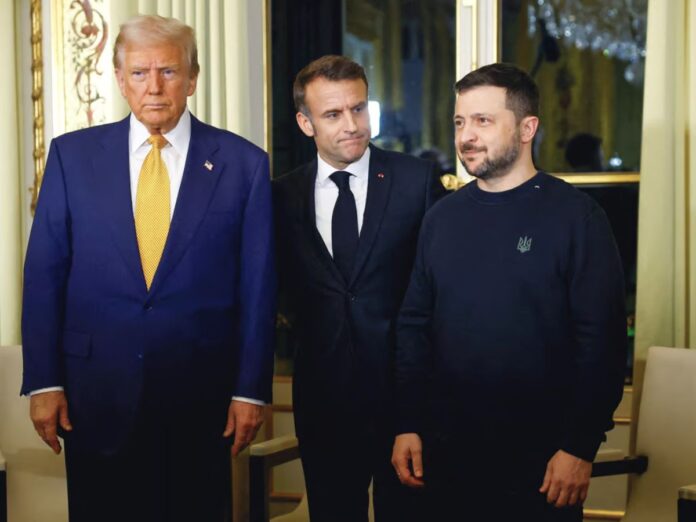 Zelenskyy, Trump, and Macron Hold Talks in Paris Amid Notre Dame Reopening