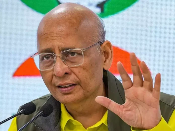 Congress MP Abhishek Manu Singhvi Calls For Investigation Into Currency Notes Found On His Seat