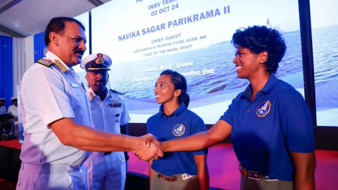 Navy Chief Commends Officers Of Navika Sagar Parikrama-II For Inspiring Circumnavigation