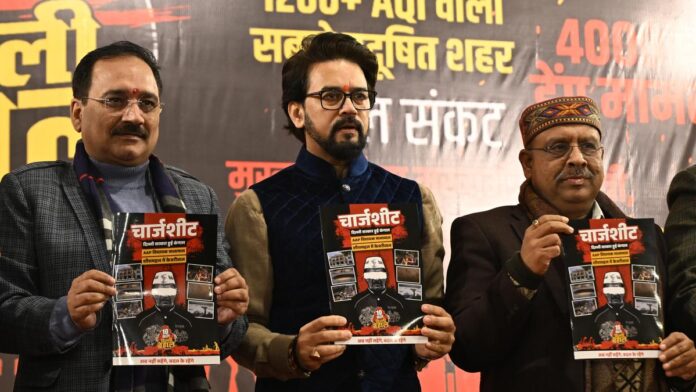 Anurag Thakur Slams AAP, Predicts Kejriwal's Defeat, Calls Party 'Anti-Women'