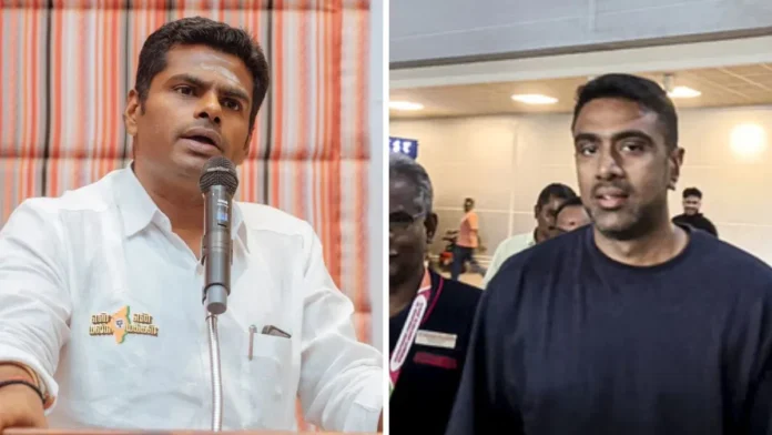 BJP's Tamil Nadu President K Annamalai Supports Ashwin's Remarks On Hindi Language