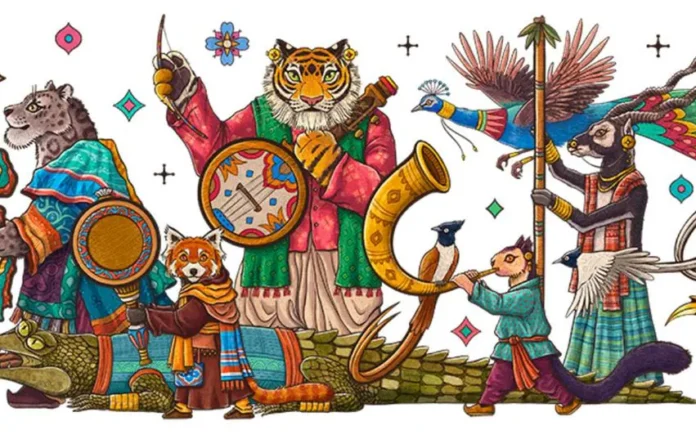 Google Honors India's 76th Republic Day With A Wildlife-Inspired Doodle