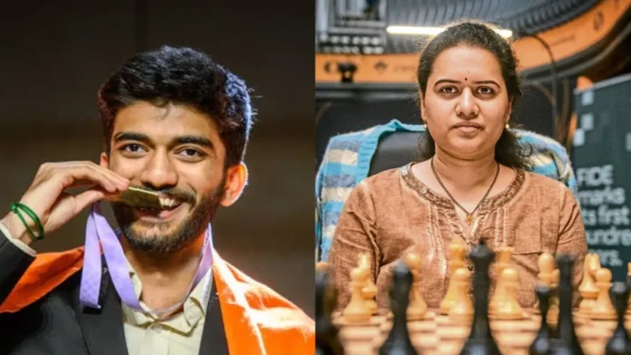 Gukesh Dommaraju And Koneru Humpy Celebrate Historic Achievements In Chess