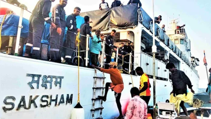 Indian Coast Guard Rescues 54 Passengers Stranded On Lakshadweep Island