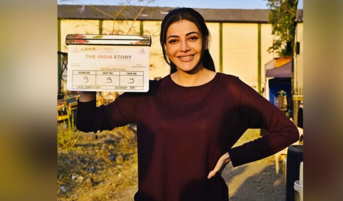 Kajal Aggarwal Kicks Off Shooting for Upcoming Film ‘The India Story’