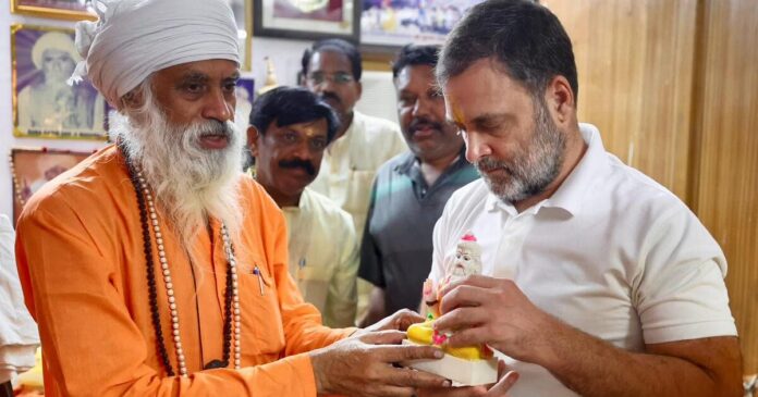 Delhi Assembly Elections: Rahul Gandhi Offers Prayers At Valmiki Temple