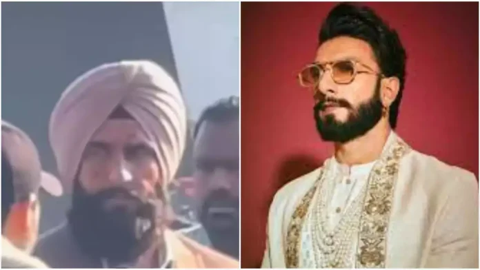 Ranveer Singh Spotted With Long Beard And Turban In Leaked Photos From Aditya Dhar's Upcoming Film