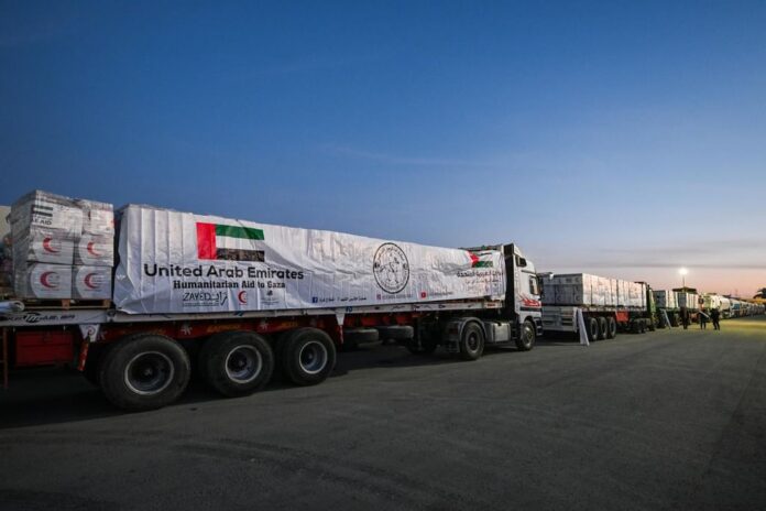 UAE Launches Largest Phase Of Operation Chivalrous Knight 3 To Provide Vital Aid To Gaza