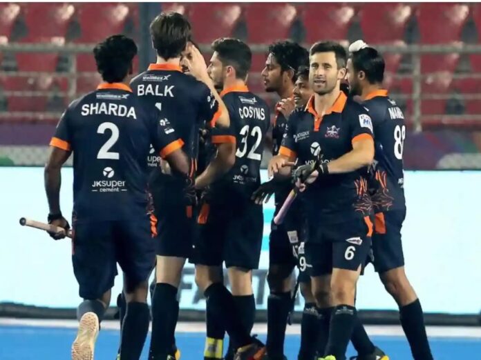 UP Rudras Secure 3-1 Victory Over Delhi SG Pipers in Hockey India League