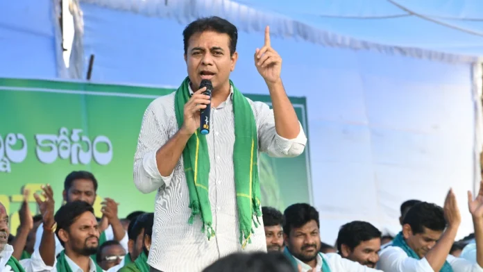 KTR Announces Statewide Protest On Jan 6, Criticises Congress For Betraying Telangana Farmers