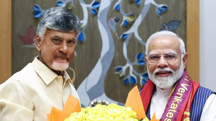 PM Modi Hails Andhra CM Chandrababu Naidu, Lays Foundation For Key Projects Worth Over ₹2 Lakh Crore