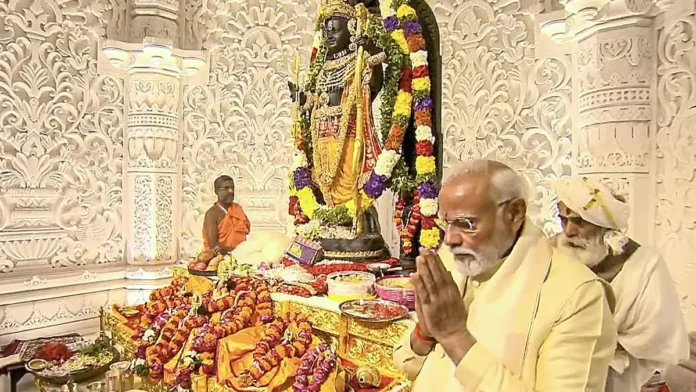 PM Modi Celebrates 1st Anniversary Of Pran Pratishtha At Ram Temple In Ayodhya