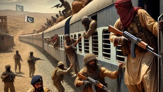 Baloch Liberation Army Seizes Jaffar Express Train, Holds Passengers Hostage