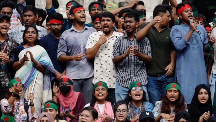Dhaka University Students Protest Against Rising Violence And Rape Cases In Bangladesh