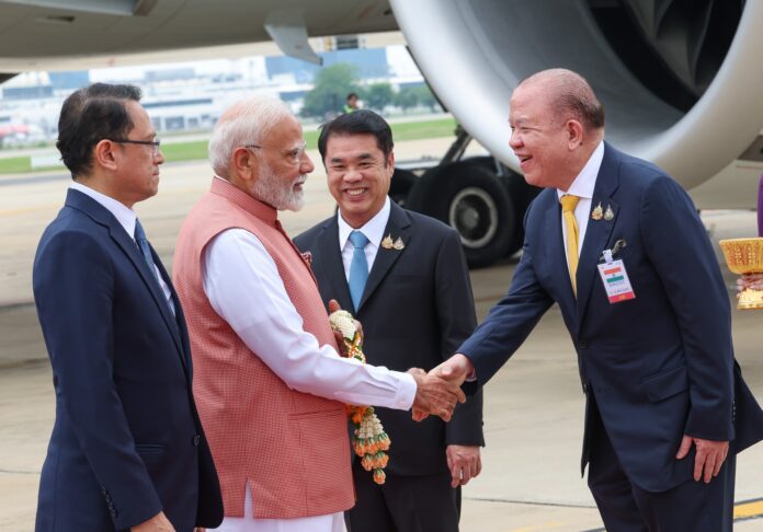 PM Modi Arrives In Bangkok For 6th BIMSTEC Summit, To Strengthen Regional Ties