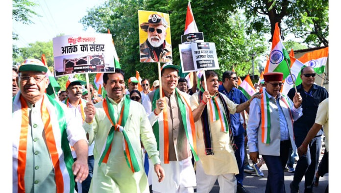 CM Pushkar Dhami Leads 'Tiranga Shaurya Samman Yatra' In Haldwani To Honour Operation Sindoor