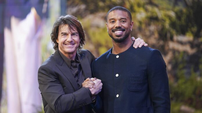 Michael B. Jordan Surprises Tom Cruise At London Premiere Of ‘Mission: Impossible – The Final Reckoning’