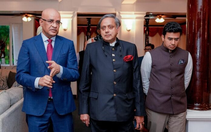 Shashi Tharoor-Led Delegation Meets Guyana Vice President Bharrat Jagdeo, Secures Support On Terrorism And Deepens Bilateral Ties