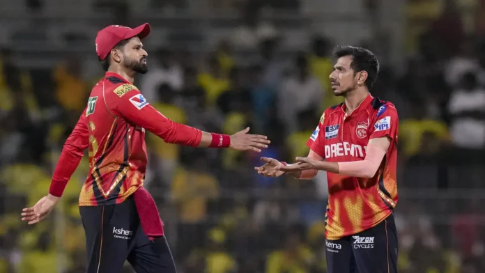 Iyer, Prabhsimran Shine; Chahal's Hat-Trick Seals PBKS' Thrilling Win Over CSK at Chepauk