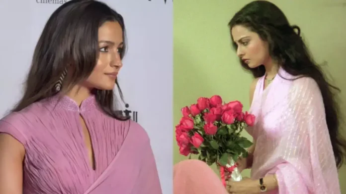 Alia Bhatt Channels Rekha’s Iconic Silsila Look At Umrao Jaan Screening, Wins Praise
