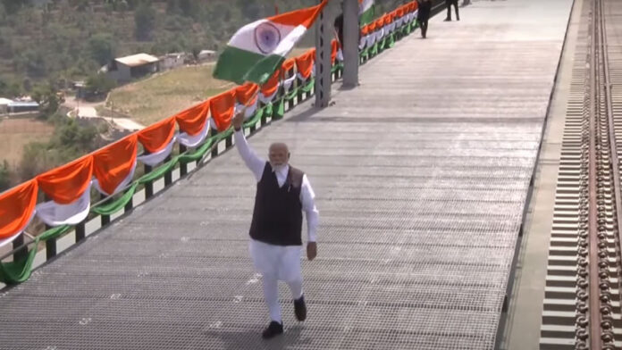 PM Modi Inaugurates Chenab and Anji Bridges, Flags Off Vande Bharat Trains: Calls Them Symbols of India’s Strength