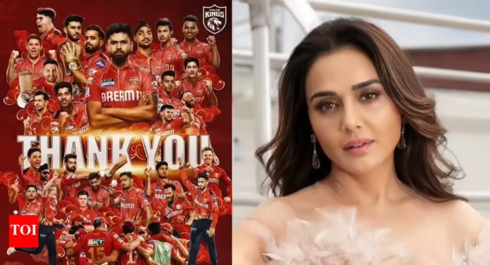Preity Zinta Pens Heartfelt Note After PBKS Narrow IPL 2025 Final Loss: “The Job Is Still Half Done”