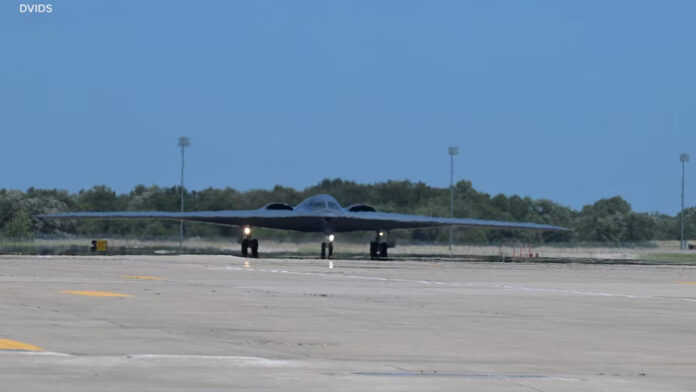 Pentagon Releases Video Of B-2 Bombers Striking Iran In Operation Midnight Hammer