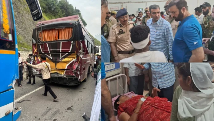 10 Amarnath Pilgrims Injured In Bus Accident In Kulgam, One Hospitalized