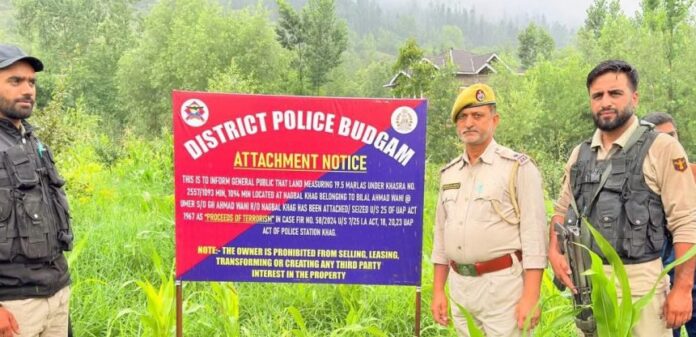 Budgam Police Attach Properties Of Pakistan-Based Terror Handlers In Major Crackdown
