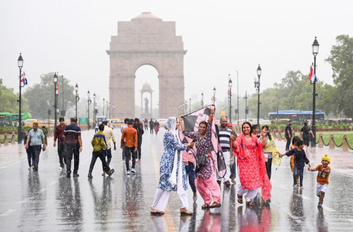 Delhi Gets Relief From Heat As Light To Moderate Rains Cool The Capital