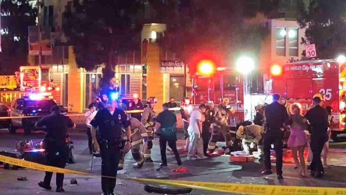 30 Injured, 7 Critical as Vehicle Plows Into Crowd Outside East Hollywood Nightclub; Driver Shot by Bystanders