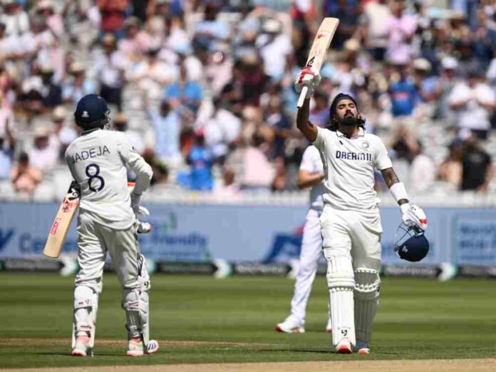 KL Rahul’s Century and Jadeja’s 72 Power India to 387, Match Tied with England at Lord’s After Day 3