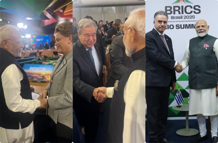 Brazil: PM Modi Holds Wide-Ranging Interactions On Sidelines Of BRICS Summit