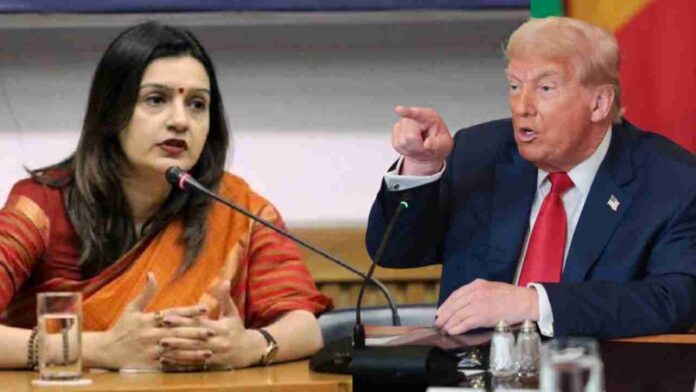 Priyanka Chaturvedi Refutes Donald Trump’s India-Pakistan Mediation Claim, Calls Pakistan a “Terrorist State”