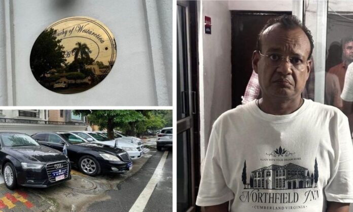 Fake Diplomat Running 