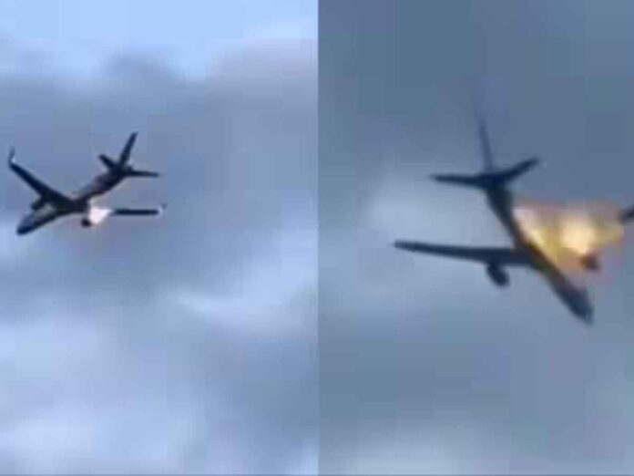 Germany-Bound Flight Catches Fire Mid-Air