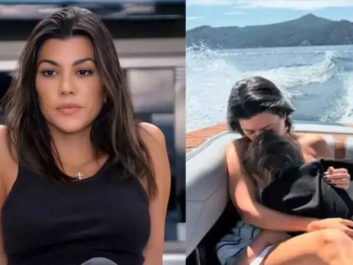 Kourtney Kardashian Responds to Backlash Over Son's Viral Boat Photo